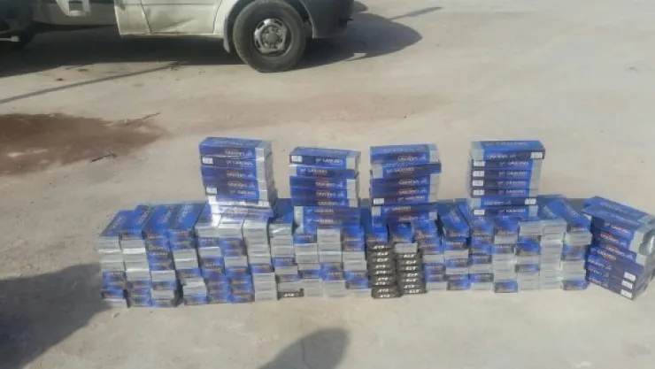 2 bin paket kaçak sigara ele geçirildi