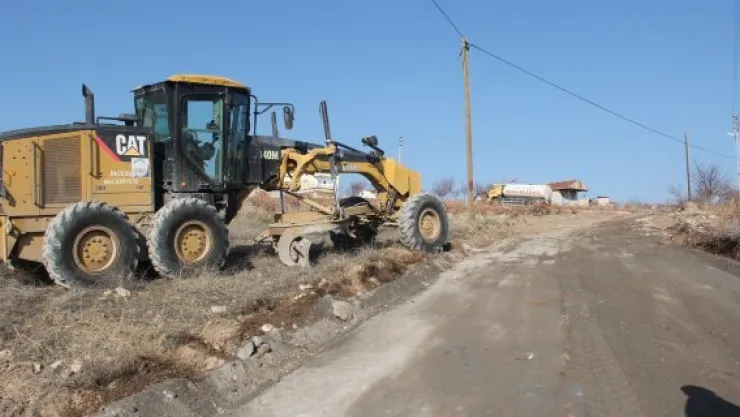 İncesu Belediyesinde yol çalışmaları devam ediyor