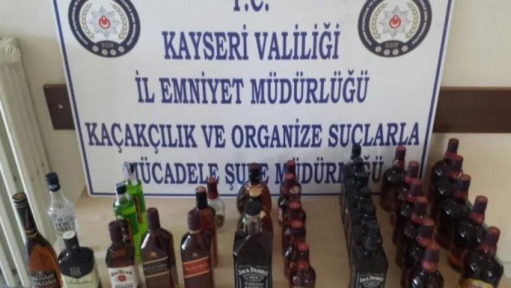 Kaçak içki ve sigara operasyonu