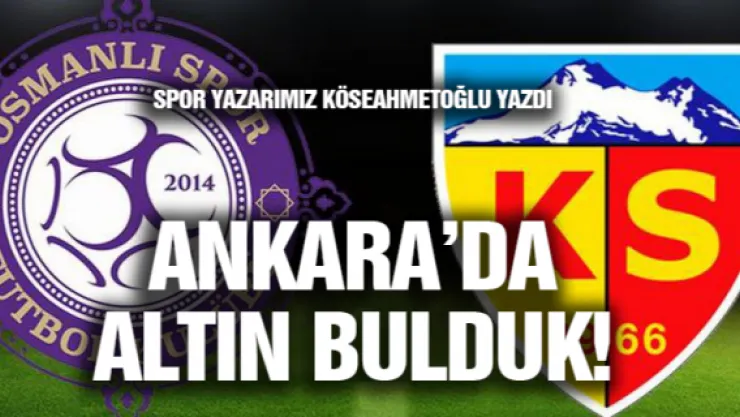 Spor yazarımız Köseahmetoğlu yazdı