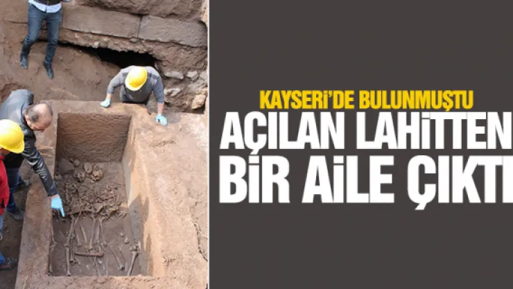 AÇILAN LAHiTTEN BiR AiLE ÇIKTI