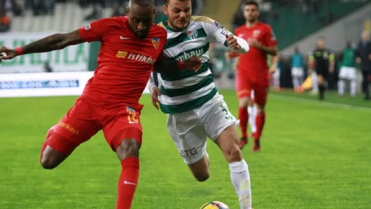 Bursaspor: 1 - Kayserispor: 0