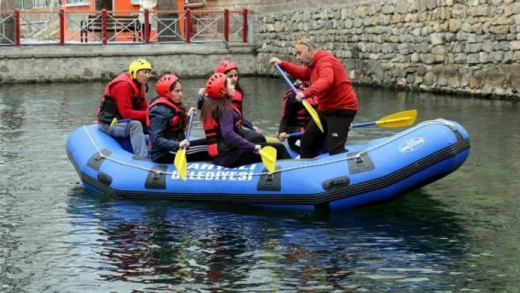İç Anadolu'nun ilk rafting takımı Yahyalı'da kuruldu