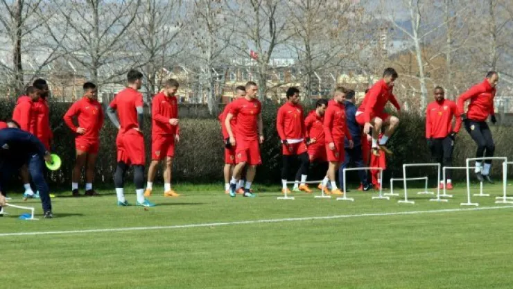 Kayserispor'da Konya hazırlıkları sürüyor