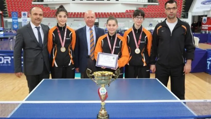 Kocasinan'ın masa tenisi B Takımı Birinci Lig'de