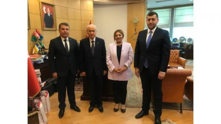 MHP İl Başkanı Ersoy: Liderimizin hayır duasını aldık 