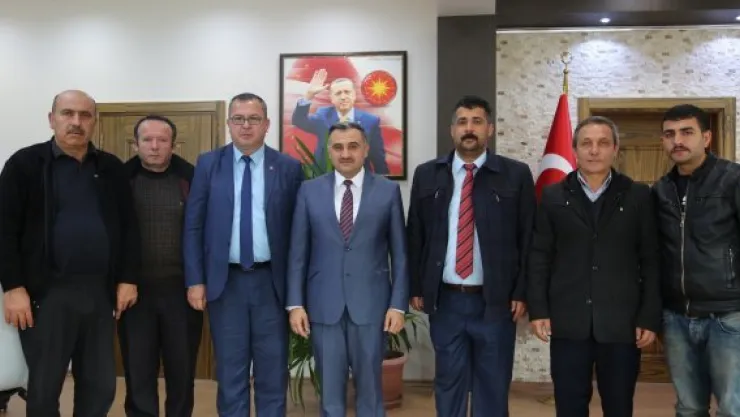 Yeni yönetimden Başkan Cabbar'a ziyaret