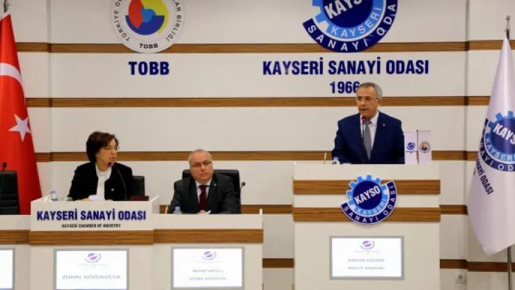 Abidin Özkaya yeniden KAYSO Meclis Başkanı