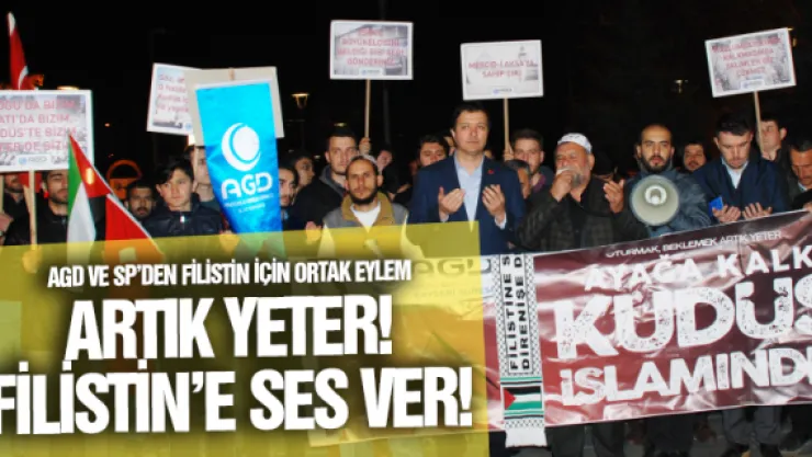 AGD ve SP'den Filistin için ortak eylem
