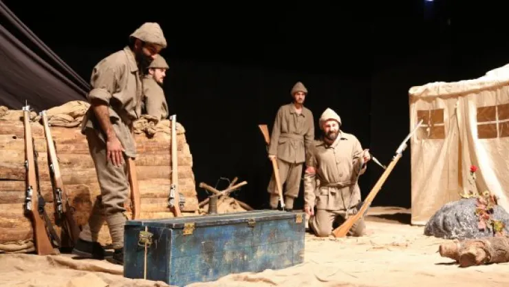 'Çanakkale Mahşeri, Kardeşlik Destanı" sahnelendi