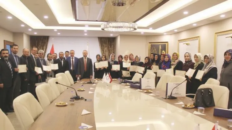 'İşaret Diliyle Dini Kavramlar' kursu tamamlandı