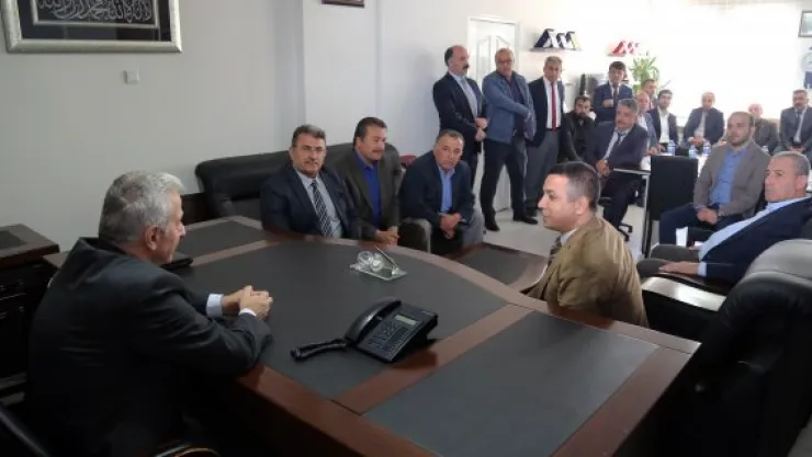 Kamçı'dan Minibüsçüler ve Servis İşletmecileri Odası'na ziyaret 