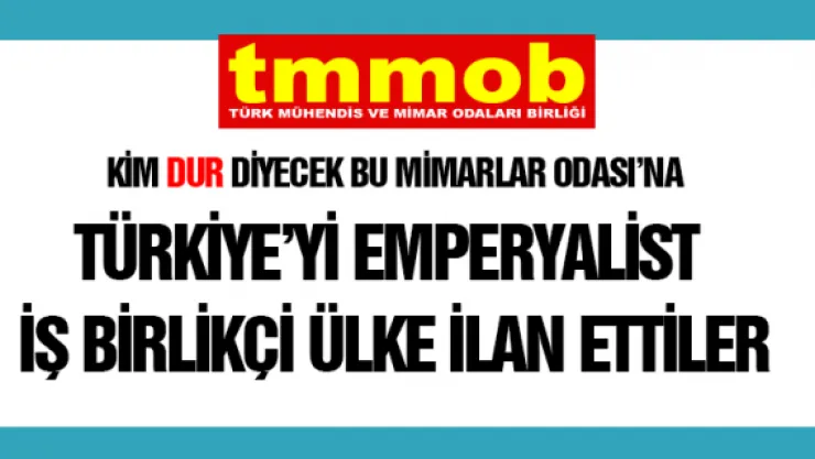 Mimarlar Odası Suriye harekatını kınadı