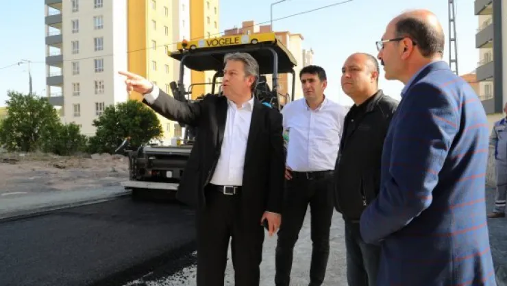 Talas'ta asfalt sezonu açıldı