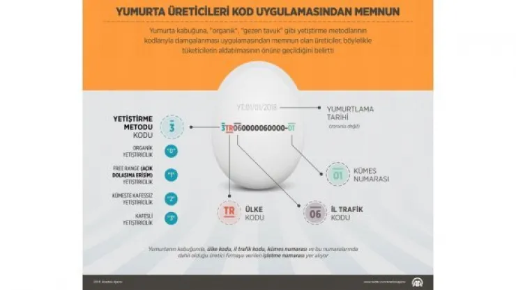 Yumurta üreticileri kod uygulamasından memnun
