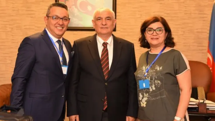 Azerbaycan'da Haydar Aliyev Etkinliğine Katıldı