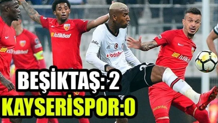 BEŞİKTAŞ: 2 - KAYSERİSPOR:0