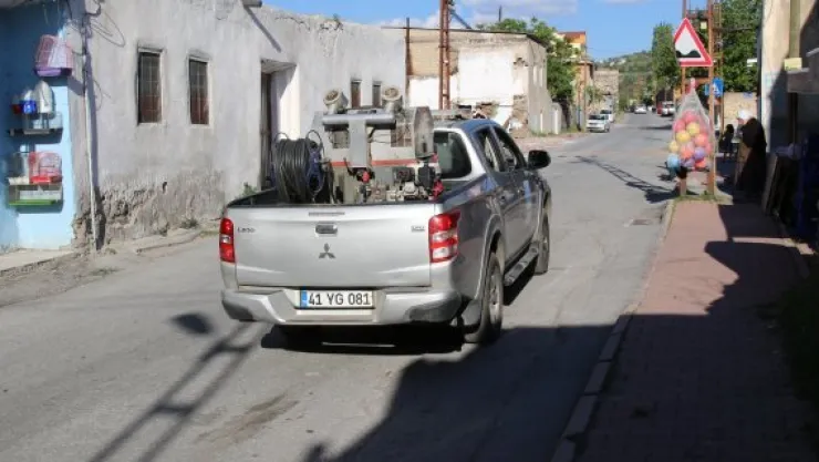 Hacılar haşereye karşı ilaçlanıyor