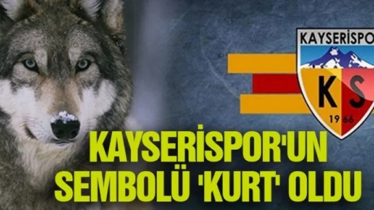 KAYSERİSPOR'UN SEMBOLÜ 'KURT' OLDU