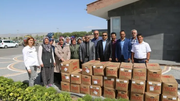 Organik çilekler 'Doğal Ürünler Bahçesinde'