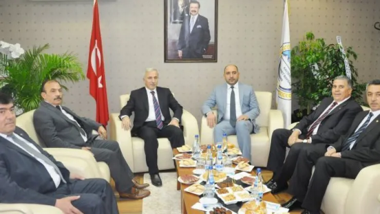 Vali Kamçı KTB'yi ziyaret etti