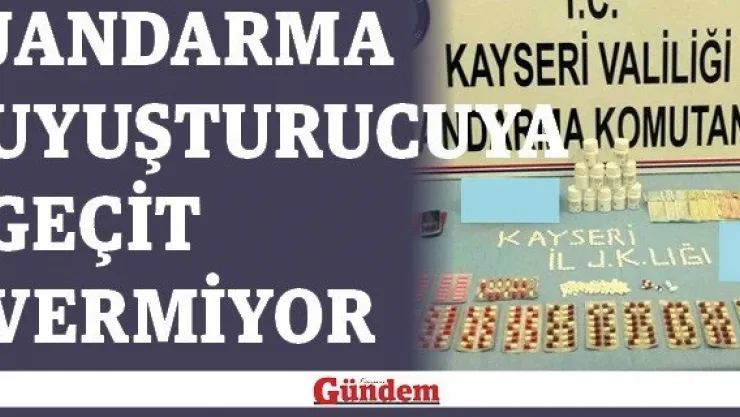 Jandarma uyuşturucuya geçit vermiyor