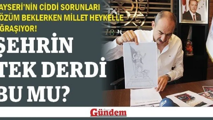 ŞEHRİN TEK DERDİ BU MU?