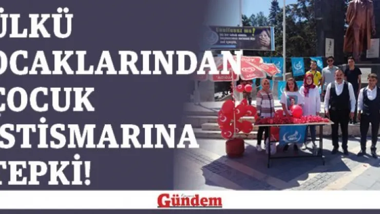 Ülkü Ocaklarından Çocuk İstismarına Tepki!