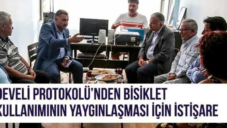 Develi Protokolü'nden bisiklet kullanımının yaygınlaşması için istişare