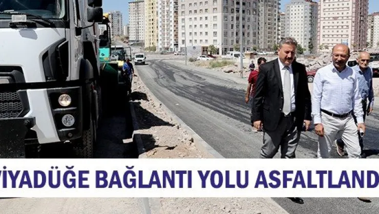 Viyadüğe Bağlantı Yolu Asfaltlandı