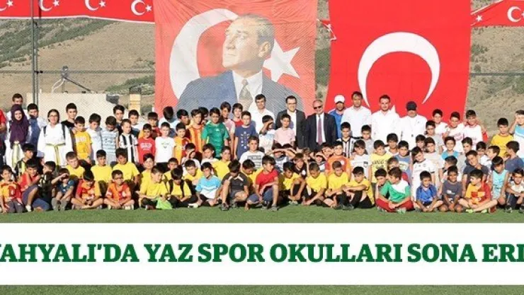 Yahyalı'da Yaz Spor Okulları sona erdi