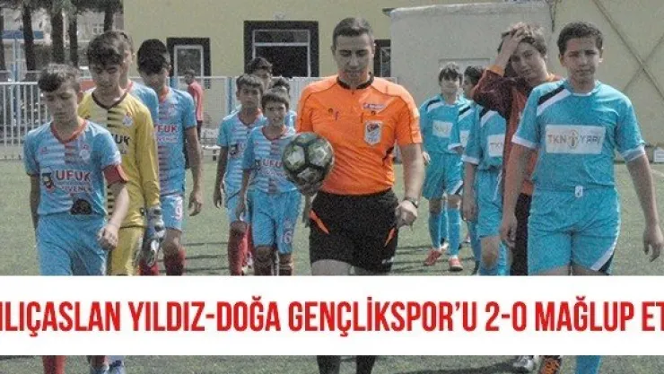 Kılıçaslan Yıldız-Doğa Gençlikspor'u 2-0 mağlup etti
