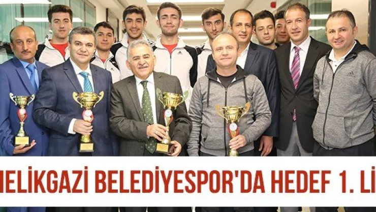 Melikgazi Belediyespor'da hedef 1. lig