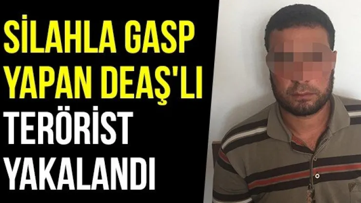 Silahla Gasp Yapan DEAŞ'lı Terörist Yakalandı