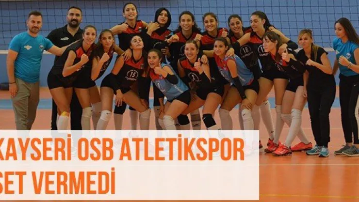 Kayseri OSB Atletikspor Set Vermedi