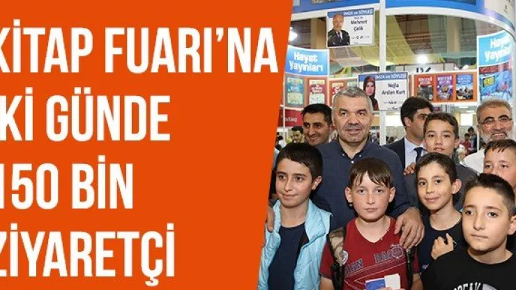 Kitap Fuarı'na İki Günde 150 Bin Ziyaretçi