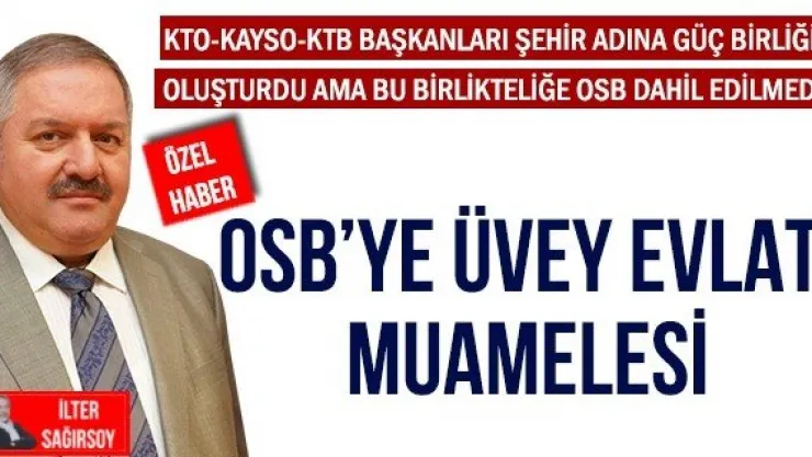 OSB'YE ÜVEY EVLAT MUAMELESİ