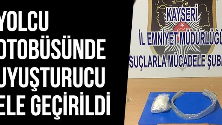 Yolcu Otobüsünde Uyuşturucu Ele Geçirildi