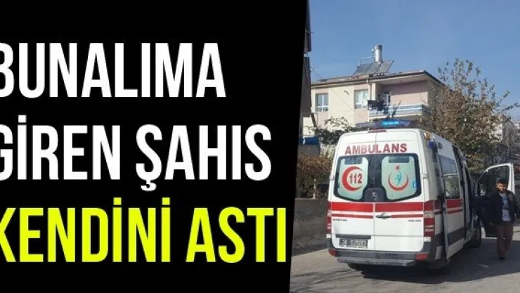 Bunalıma Giren Şahıs Kendini Astı