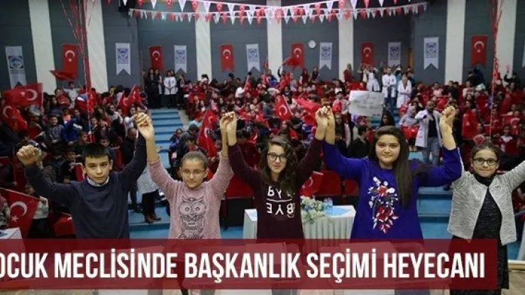 Çocuk Meclisinde Başkanlık Seçimi Heyecanı