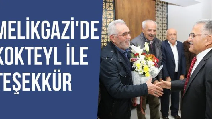 Melikgazi'de Kokteyl İle Teşekkür