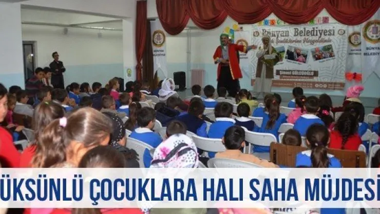 Süksünlü Çocuklara Halı Saha Müjdesi