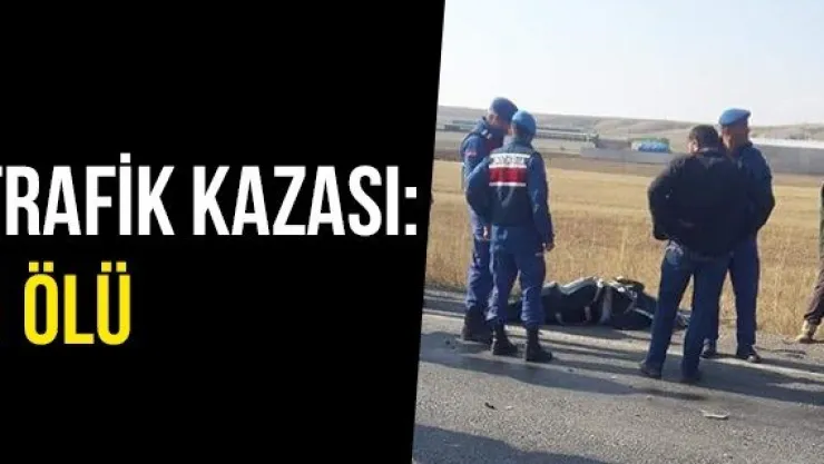 Trafik Kazası: 1 Ölü