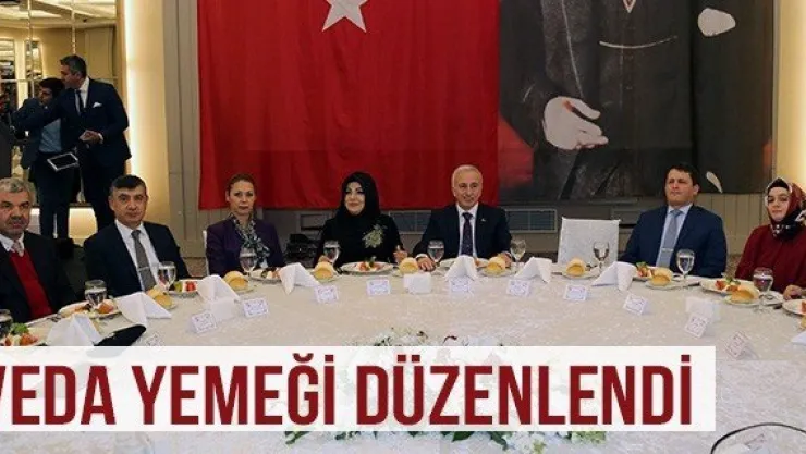 Veda Yemeği Düzenlendi