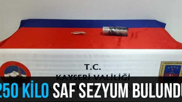 250 Kilo Saf Sezyum Bulundu