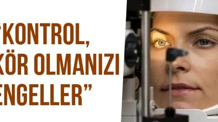 'Kontrol, Kör Olmanızı Engeller'