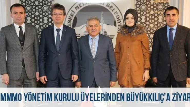 KSMMMO Yönetim Kurulu Üyelerinden Büyükkılıç'a Ziyaret