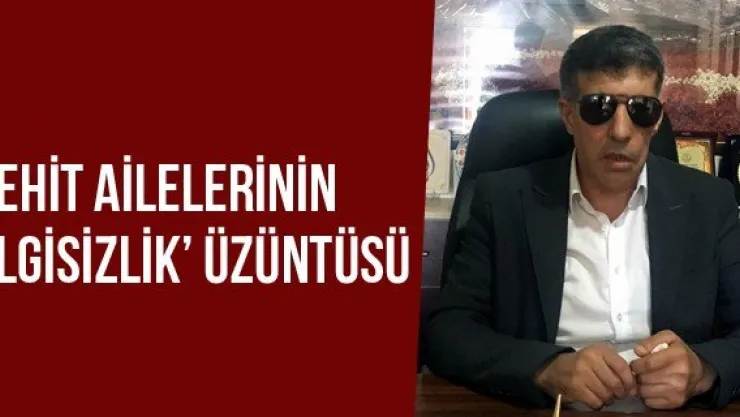 Şehit Ailelerinin 'İlgisizlik' Üzüntüsü