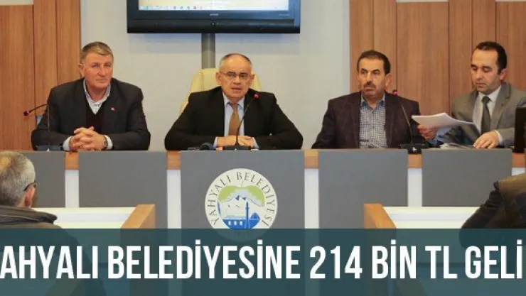 Yahyalı Belediyesine 214 Bin TL Gelir