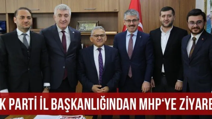 Ak Parti İl Başkanlığından MHP'ye Ziyaret